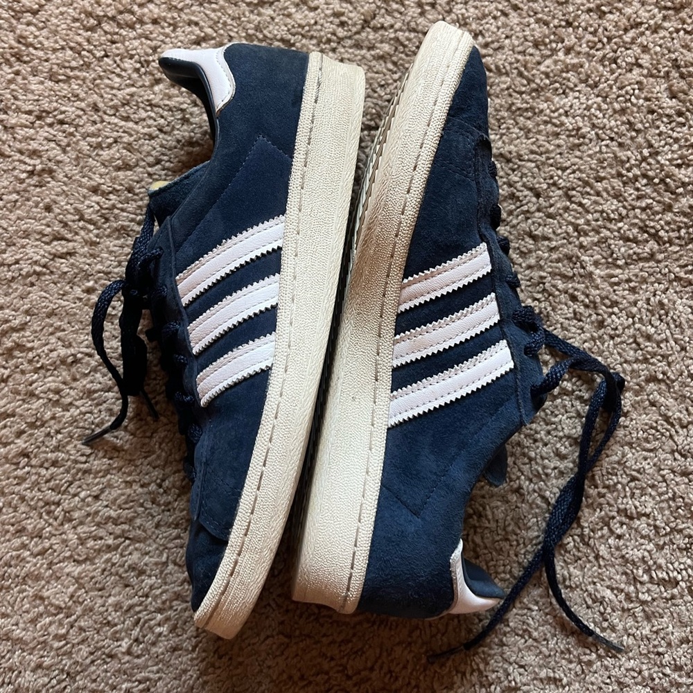 Adidas Blue Campus 80s Shoes BARELY WORN Women's 7 // Men's 6